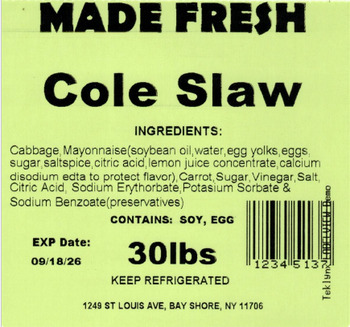 Recalls Made Fresh Salads Deli Style Salads and Cream Cheese recalled due to Listeria Product Name: Made Fre... photo #53