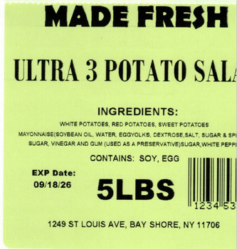 Recalls Made Fresh Salads Deli Style Salads and Cream Cheese recalled due to Listeria Product Name: Made Fre... photo #37