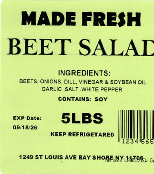Recalls Made Fresh Salads Deli Style Salads and Cream Cheese recalled due to Listeria Product Name: Made Fre... photo #41