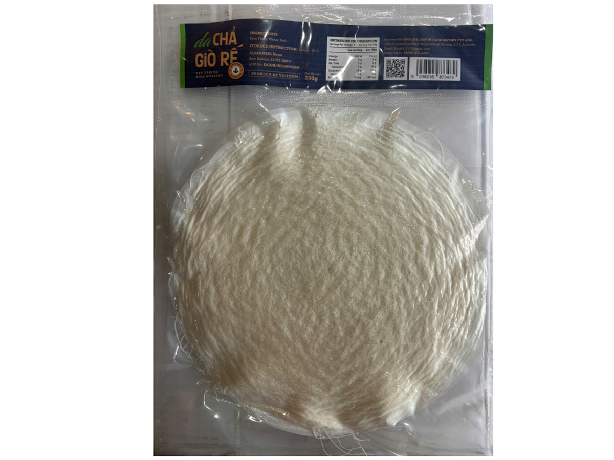 Da Chả Giò Rế Net Spring Roll Wrapper recalled due to Undeclared Allergen