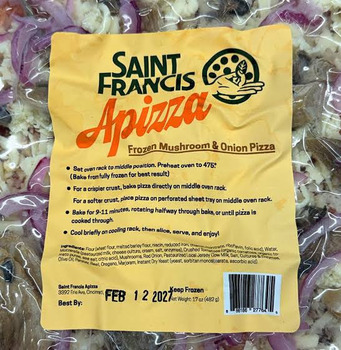 Food Recall Saint Francis Apizza Frozen Pizzas recalled due to Undeclared Allergen Saint Francis Apizza LLC reca... photo #2