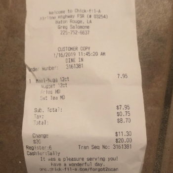 Chick-fil-A, Millerville Road, Baton Rouge, LA, USA 照片 #1