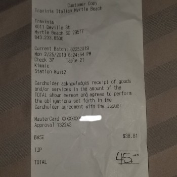 Travinia Italian Kitchen & Wine Bar Myrtle Beach, Deville Street, Myrtle Beach, South Carolina, USA foto #1