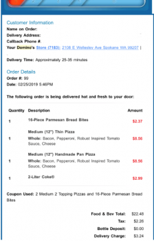 Domino's Pizza, East Wellesley Avenue, Spokane, WA, USA photo #1