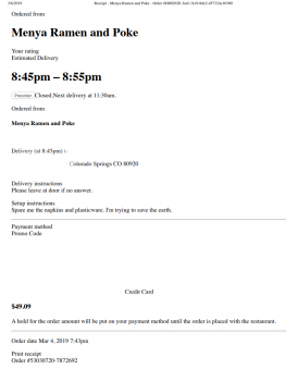 Menya Briargate, Briargate Parkway, Colorado Springs, CO, USA photo #1