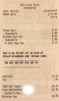 Chipotle Mexican Grill, Sloat Boulevard, San Francisco, CA, USA photo #1