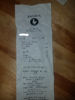 Zaxby's Chicken Fingers & Buffalo Wings, Odum Road, Gardendale, Alabama, USA photo #1