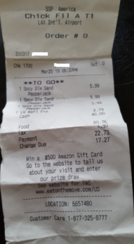 Chick-fil-A, Terminal 1, 1 World Way, Los Angeles, CA 90045, USA photo #1