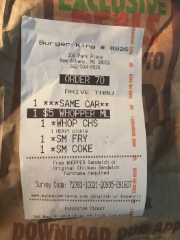 Burger King, Park Plaza Drive, New Albany, MS, USA 照片 #1