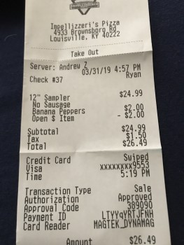 Impellizzeri's Pizza, Brownsboro Road, Louisville, KY, USA photo #1