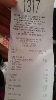 McDonald's, South Craycroft Road, Tucson, AZ, USA photo #1