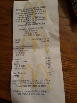 McDonald's, North 132nd Street, Omaha, NE, USA photo #1