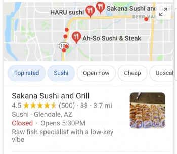 Sakana Sushi and Grill, North 59th Avenue, Glendale, AZ, USA 照片 #1