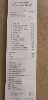 Olive Garden,  Los Osos Valley Road, San Luis Obispo, California, USA Foto #1