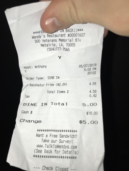 Wendy's, Veterans Memorial Boulevard, Metairie, LA, USA photo #1