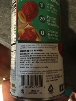 Consumer Review - Food Safety Campbell's, Spaghetti meatballs , My daughter and I, she is 3. About 6 hrs after each time we ate it... photo #3