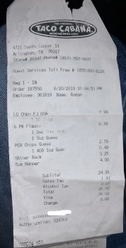 Taco Cabana, South Cooper Street, Arlington, TX, USA Foto #1