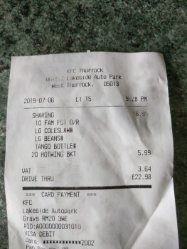 KFC Thurrock - Lakeside Food Court, West Thurrock Way, West Thurrock, Grays, UK photo #1