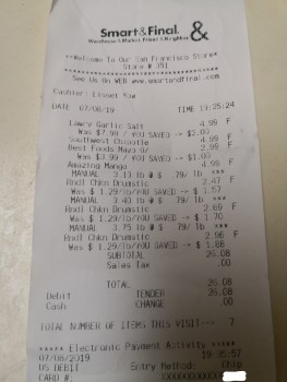 Smart & Final, 350 7th Ave, San Francisco, CA 94118, USA photo #1 Got Food Poisoning? Report it now Smart & Final, 350 7th Ave, San Francisco, CA 94118, USA, photo #1 Got Food Poisoning? Report it now