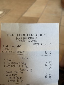 Red Lobster, Two Notch Road, Columbia, South Carolina, USA photo #1