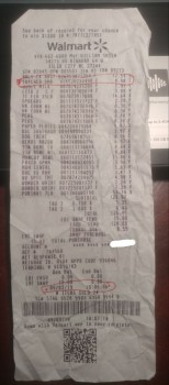 Avis du consommateur - Sécurité alimentaire Walmart Supercenter, U.S. 64, Siler City, NC, USA On September 3, 2019 at 18:06:56 I purchased a "Tu... photo #1