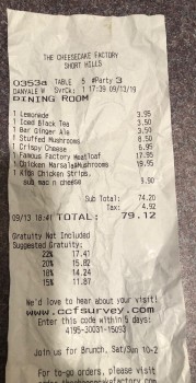 The Cheesecake Factory, Morris Turnpike, Short Hills, NJ, USA 照片 #1