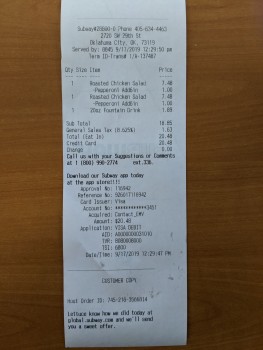 Subway Restaurants, 2720 SW 29th St, Oklahoma City, Oklahoma 73119, USA photo #1