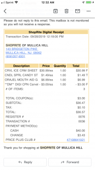 ShopRite of Mullica Hill, Bridgeton Pike, Mullica Hill, NJ, USA photo #1