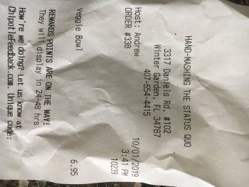 Chipotle Mexican Grill, Daniels Road, Winter Garden, FL, USA photo #1