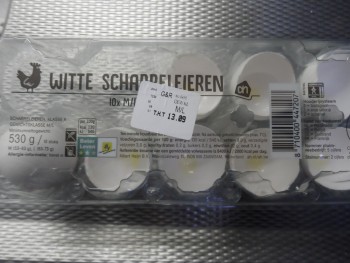 Reseña del consumidor - Seguridad alimentaria AH Ridderhof, Ridderhof, Ridderkerk, Netherlands Bought eggs (on line, from their own Brand) and at... foto #2