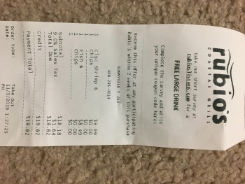 Rubio's Coastal Grill, East El Camino Real, Sunnyvale, CA, USA photo #1