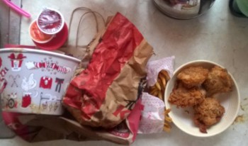 Consumer Review - Food Safety KFC, M40, Warwick, UK 10 piece bucket. Both my wife and I were violently sick with vomiting and diar... photo #1