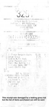 Consumer Review - Food Safety KFC, M40, Warwick, UK 10 piece bucket. Both my wife and I were violently sick with vomiting and diar... photo #2