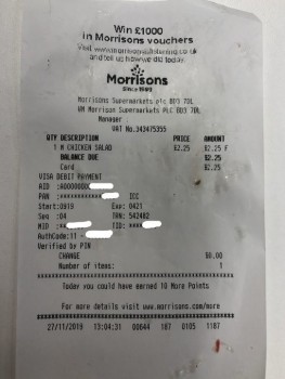 Relatório de segurança alimentar do consumidor Wm Morrison Supermarkets Plc, Gain Lane, Bradford, UK a gross amount of raw chicken in your CC Chick... foto #2