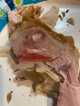 Consumer Food Safety Report Pappas Bar-B-Q hey Thanks for my undercooked Turkey, so we didn’t have much company over but if we d... photo #2