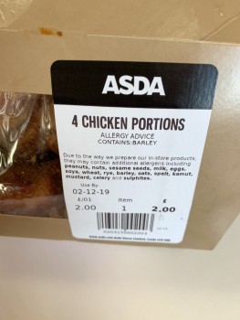 Consumer Food Safety Report Asda Just looking forward to lunch to then ask Why they are surving uncooked raw chicken in its deli... photo #2