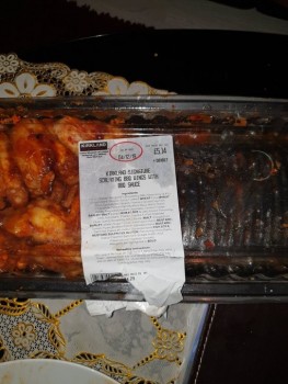 Consumer Food Safety Report Costco just bought bbq chicken wings & got served raw chicken wings photo #3
