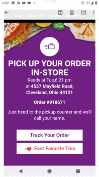 Verbraucherbewertung – Lebensmittelsicherheit Taco Bell, Mayfield Road, South Euclid, OH, USA I had black bean crunch wrap supreme and cheese ques... Foto #2