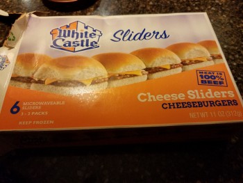 مراجعة المستهلك - سلامة الغذاء White Castle, Phoenix, AZ, USA frozen sliders purchased at Wal-Mart صورة فوتوغرافية #2