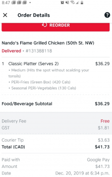 Nando's Clareview (Edmonton 50), 50 Street Northwest, Edmonton, AB, Canada foto #1