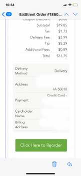 Reseña del consumidor - Seguridad alimentaria Blaze Pizza, Lincoln Way, Ames, IA, USA There were two of us but only I got sick.  I had the gluten... foto #2