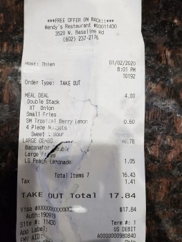 Wendy's, 3520 West Baseline Road, Laveen Village, AZ, USA foto #1