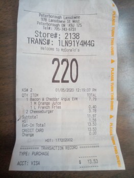 McDonald's, 978 Lansdowne Street, Peterborough, ON, Canada 照片 #1