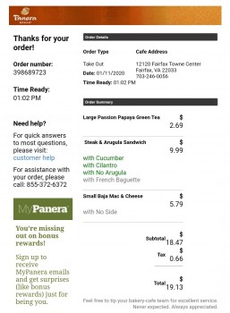 Panera Bread, Fairfax Towne Center, Fairfax, VA, USA 照片 #1