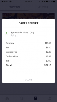 Consumer Review - Food Safety Popeyes Louisiana Kitchen, 6384 Hollywood Boulevard, Hollywood, Los Angeles, CA, USA Fried chicken f... photo #1