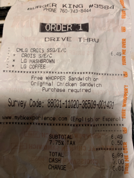 Burger King, West Mission Avenue, Escondido, CA, USA photo #1