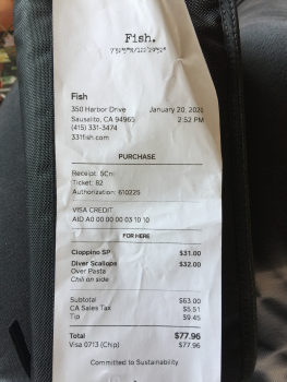 Fish., Harbor Drive, Sausalito, CA, USA صورة فوتوغرافية #1