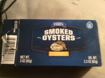 Reseña del consumidor - Seguridad alimentaria Pampa Smoked Oysters, Waterloo, IA, USA I opened a can of Pampa Smoked Oysters and got violently ill... foto #1
