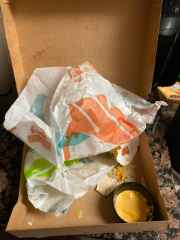 Consumer Review - Food Safety Taco Bell, Westheimer Parkway, Katy, TX, USA i got sick after eating the 5 dollar box omgeeeeeee‼️‼️... photo #1
