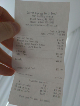 Coconuts, Seabreeze Boulevard, Fort Lauderdale, FL, USA or Carrot Express North Beach, Collins Ave, Miami Beach, FL, USA Foto #1